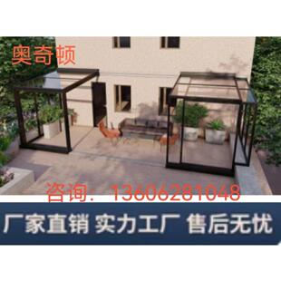 防违建泳池温室可移动拆卸伸缩棚别墅智能保温盖电动阳光武汉