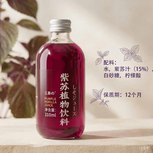 紫苏汁花青素日常送礼