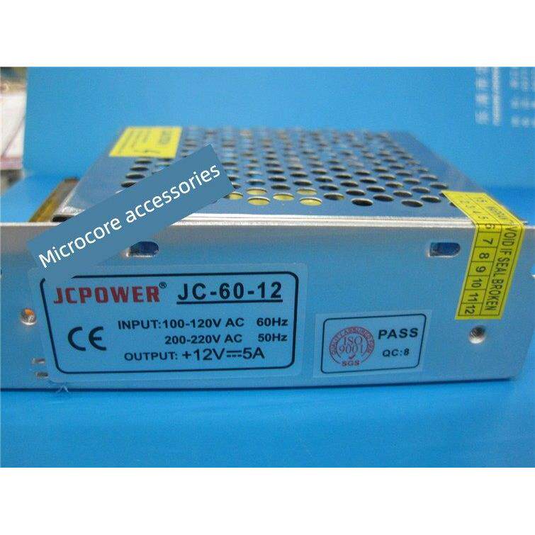 JC-60-12开关电源12V5A监控变压器摄像机集中供电安防LED稳压直流