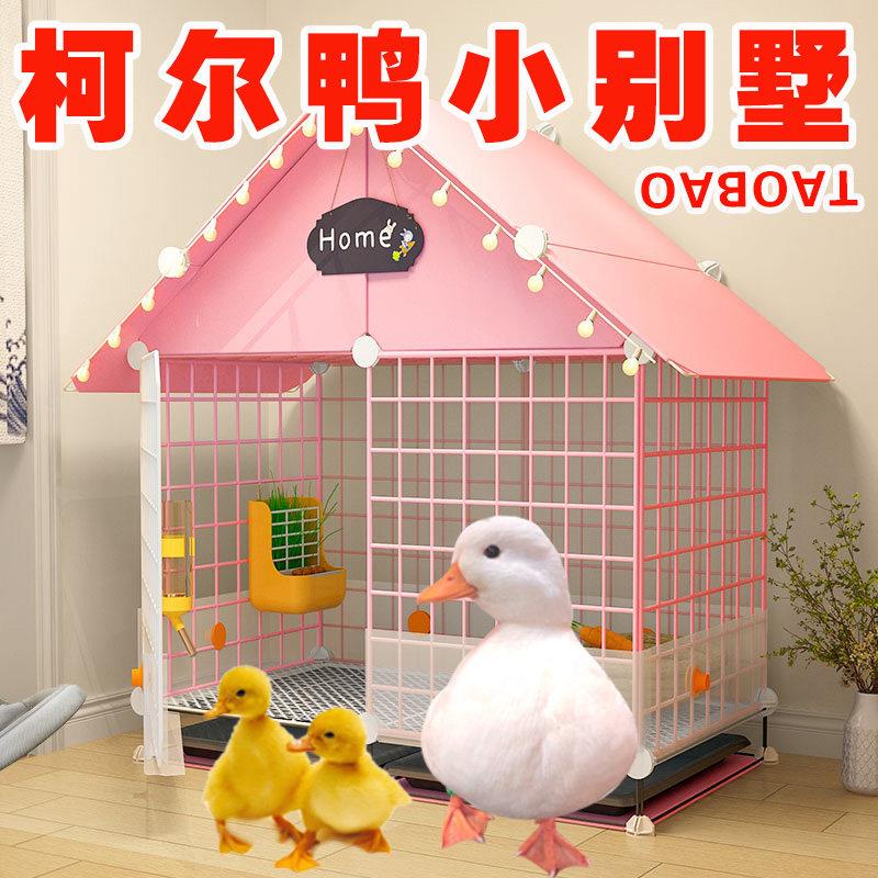 柯尔鸭专用笼子大号别墅装小鸡鸭子的笼子窝家用豪华鸭笼房子小屋
