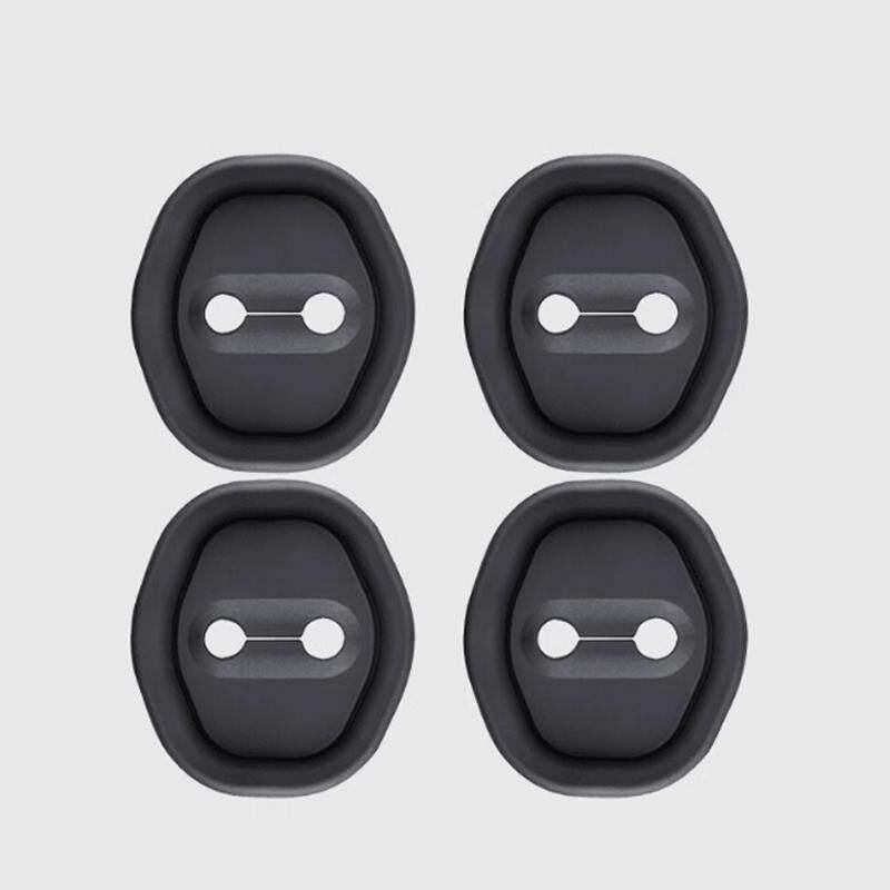 适用于极狐阿尔法T5门锁扣盖保护盖中控锁异响减震矽胶缓冲垫改装
