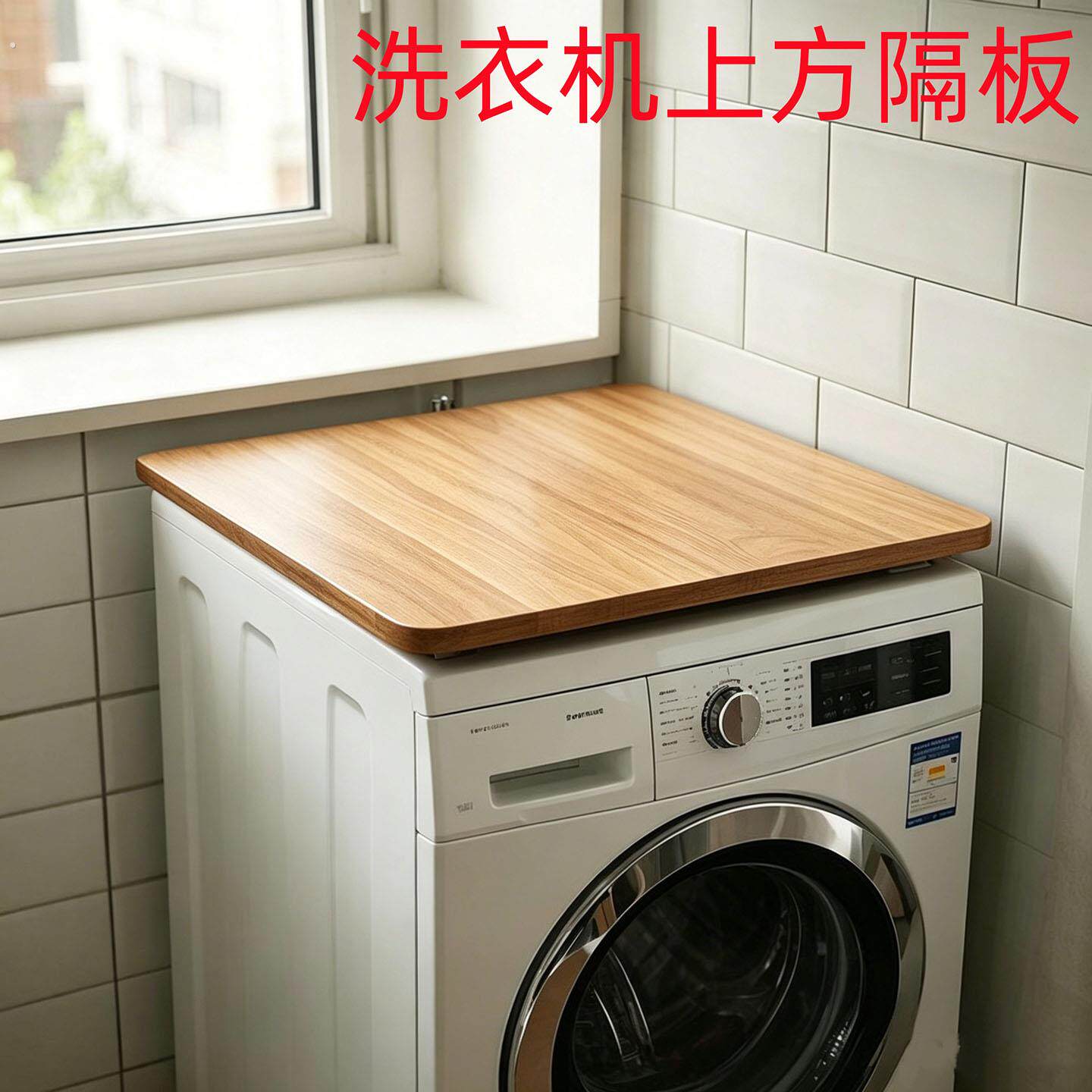 滚筒洗衣机台面板专用盖板保护垫子阳台卫生间上方隔板防水置物板