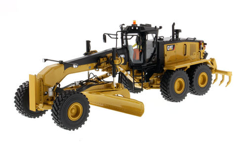 DM CAT 1:50卡特16M3自行式平地机模型合金工程车礼品摆件85507