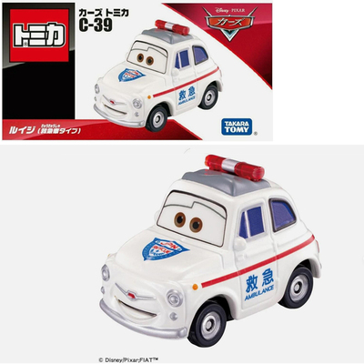 Tomy C-39 多美卡 赛车总动员Luigi Ambulance 路琪救护车 玩具车