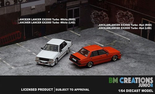 BMC 1 64 三菱Lancer EX2000 Turbo 蓝瑟汽车模型合金车经典收藏