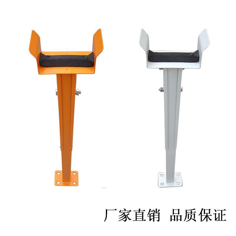 智能道闸拖杆白色伸缩托杆可调拖杆金属自动撑杆支架电动道闸拖杆