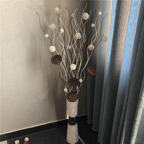 客厅干树枝装饰插花居家简约花束
