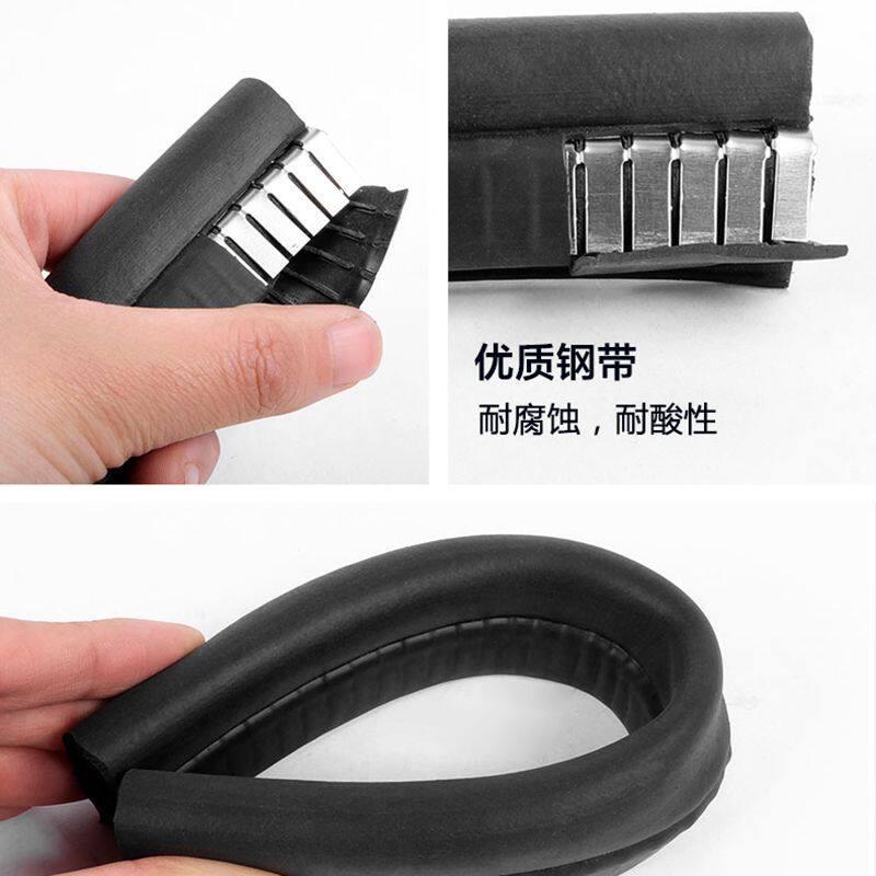 密封条机柜顶泡橡胶车门边防水防尘侧泡胶条U型电箱控制柜皮条卡