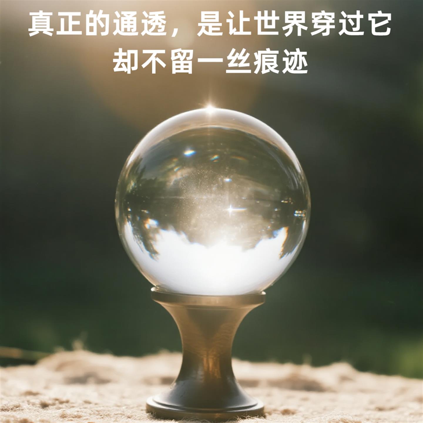 5A级天然无色白水晶球摆件全净体纯净体办公室玄关乔迁桌面装饰品