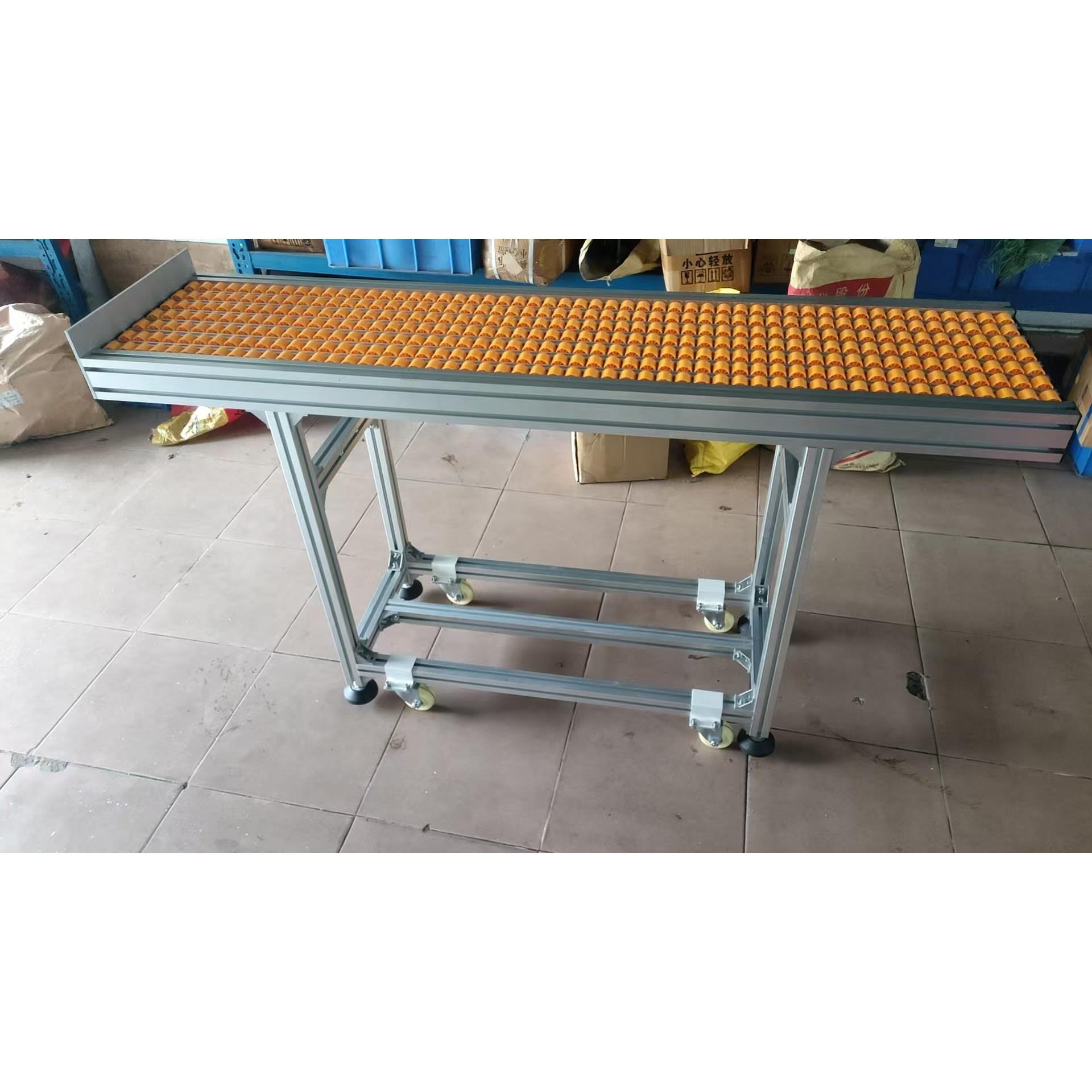 流利式工作台货架流利式输送线流利条滑轮工作台流水线铝合金钣金