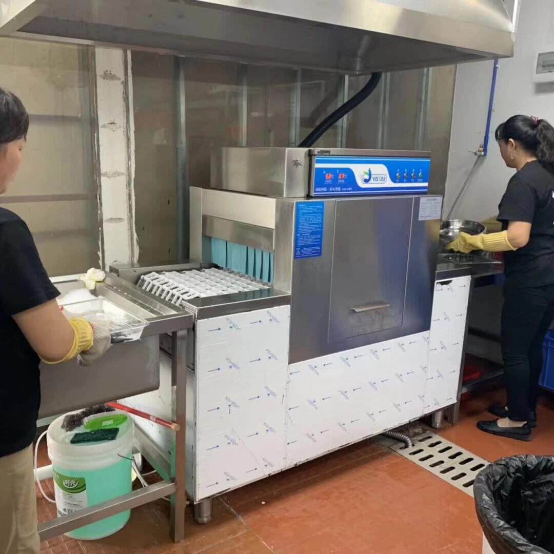 东莞商用洗碗机厂家供应适合小型饭店餐厅饭馆酒店用平放式洗碗机