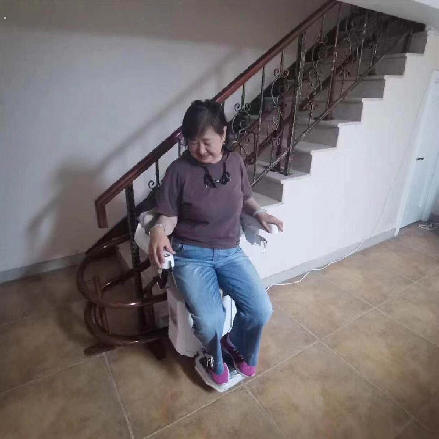 家用楼道座椅式电梯上楼神器老人代步爬楼机别墅电动无障碍升降机