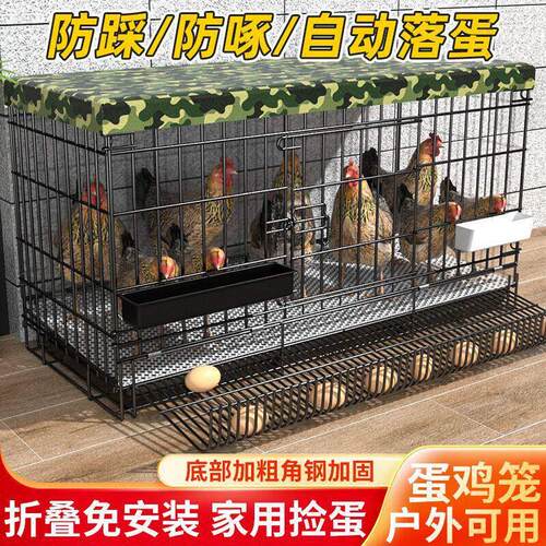 养鸡笼子家用超大号养殖笼自动出蛋可折叠鸡笼鸡舍鸭笼鹅笼兔笼子