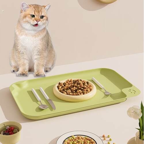 猫狗通用餐垫防滑多功能餐具垫塑料宠物喂食垫子防撒水防撒粮