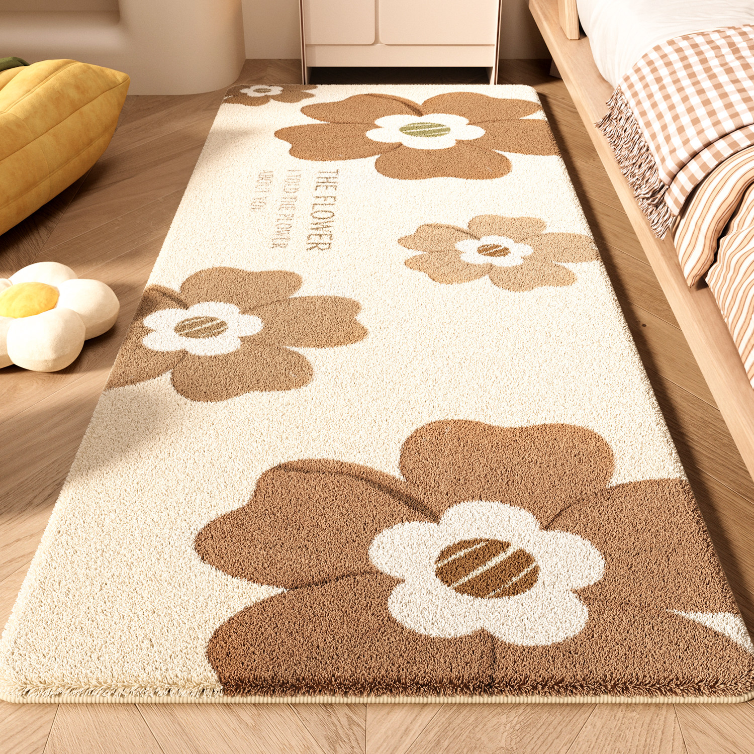 少女床边毯卧室地毯冬天加厚可睡可坐卡通彩色儿童房间客厅大地垫,居家布艺,床边毯,淘宝优惠券,粉丝福利购,淘宝优惠卷