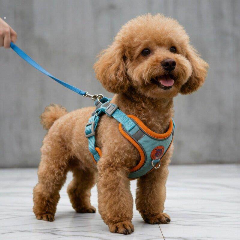 背心式狗狗牵引绳小型犬泰迪柯基法斗专用不勒脖宠物遛狗绳胸背带