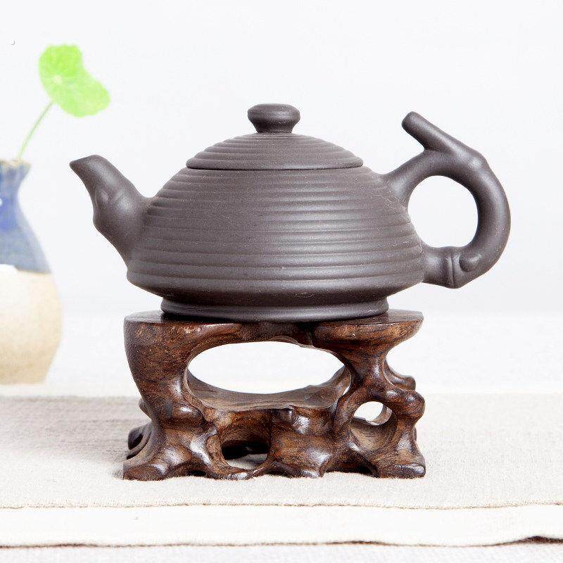 黑檀木小底座实木中式复古摆件底座托架玉石头奇石头茶杯架红木