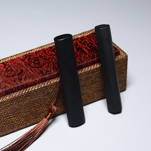 非遗黄山徽墨老胡开文墨条墨锭墨块老墨6钱超漆烟墨文房四宝书画