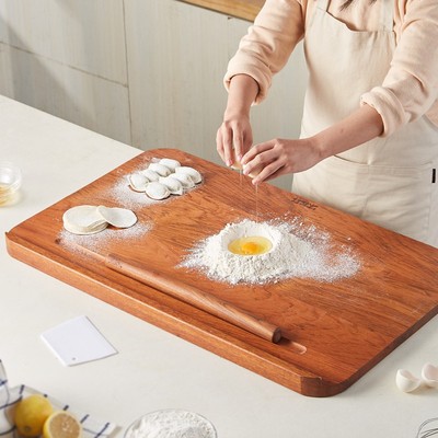 木雅轩花梨木揉面面食案板实木菜板抗菌防霉大号擀面板家用和面板