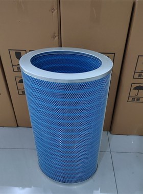 阻燃高温除尘滤筒 P191920椭圆切割机滤芯 双通圆形除尘滤芯