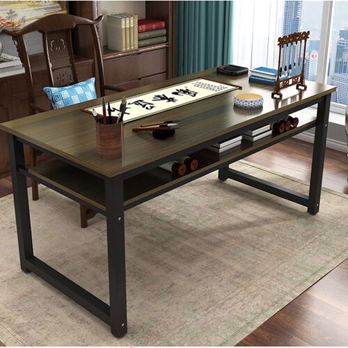 书法桌子长条桌绘画桌定做经济型双层电脑桌家用长方形书桌写字桌