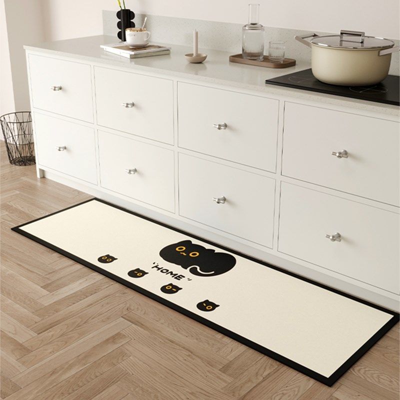 新款厨房专用地垫家用防滑防油门口长条耐脏脚垫防水可擦免洗地毯,居家布艺,厨房地垫,淘宝优惠券,粉丝福利购,淘宝优惠卷