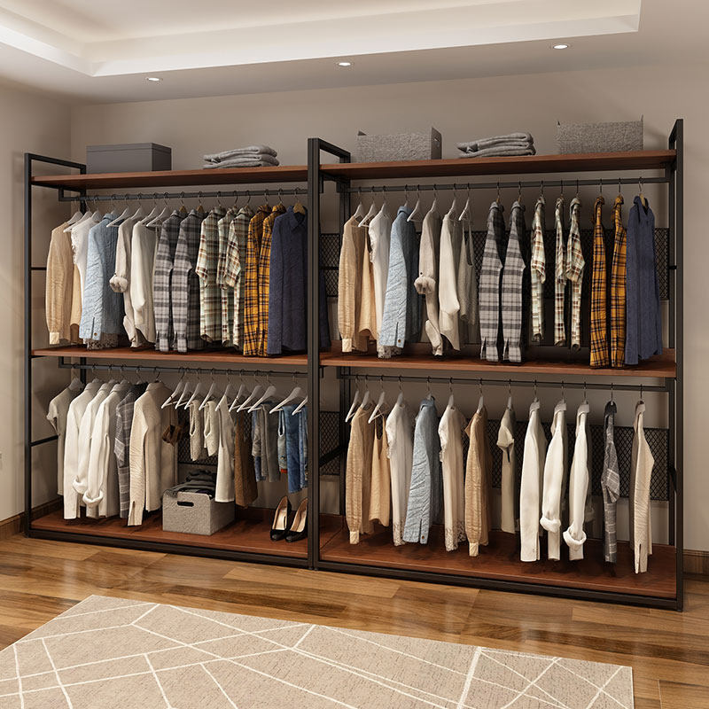 开放式衣柜实木衣橱卧室落地铁艺步入式挂衣架金属衣帽间置物架子,住宅家具,衣帽架,淘宝优惠券,粉丝福利购,淘宝优惠卷