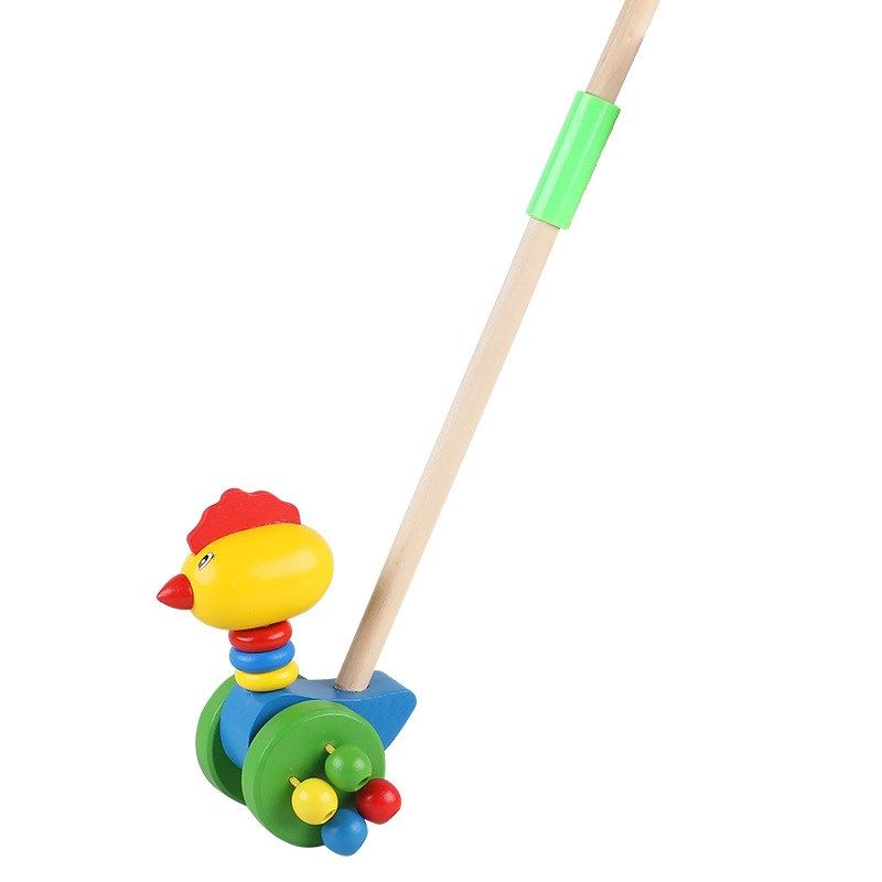 儿童木制益智宝宝学步拖拉手推车玩具男孩女孩卡通动物双杆推推乐,玩具/童车/益智/积木/模型,踏行车/滑行学步车,淘宝优惠券,粉丝福利购,淘宝优惠卷