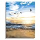 飞 饰油画 更高DIY自绘数字油彩画大海风景海鸥日出客厅卧室装