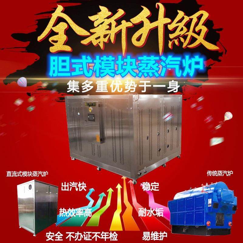 胆式模块燃气蒸汽发生器商用豆制品酿酒洗涤智能变频恒温蒸汽锅炉