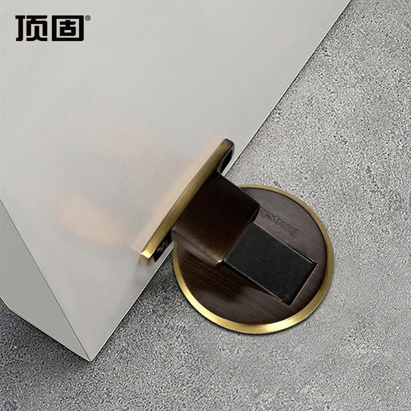 顶固门吸免打孔新款卫生间强磁铁铜材质门碰房门防撞器静音地吸,基础建材,门吸,淘宝优惠券,粉丝福利购,淘宝优惠卷