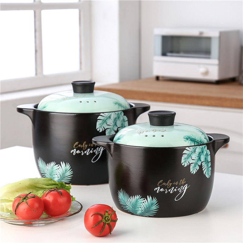 砂锅炖锅明火耐高温煲汤锅耐热陶瓷养生沙锅煮粥家用燃气汤锅瓦煲