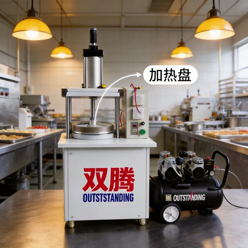 压饼机全自动烙饼机卤肉卷饼薄饼机烤鸭饼机器筋饼机小投玉米