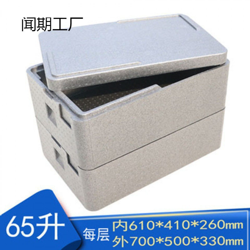 L升EPP商用透明盖冷藏保温箱图片