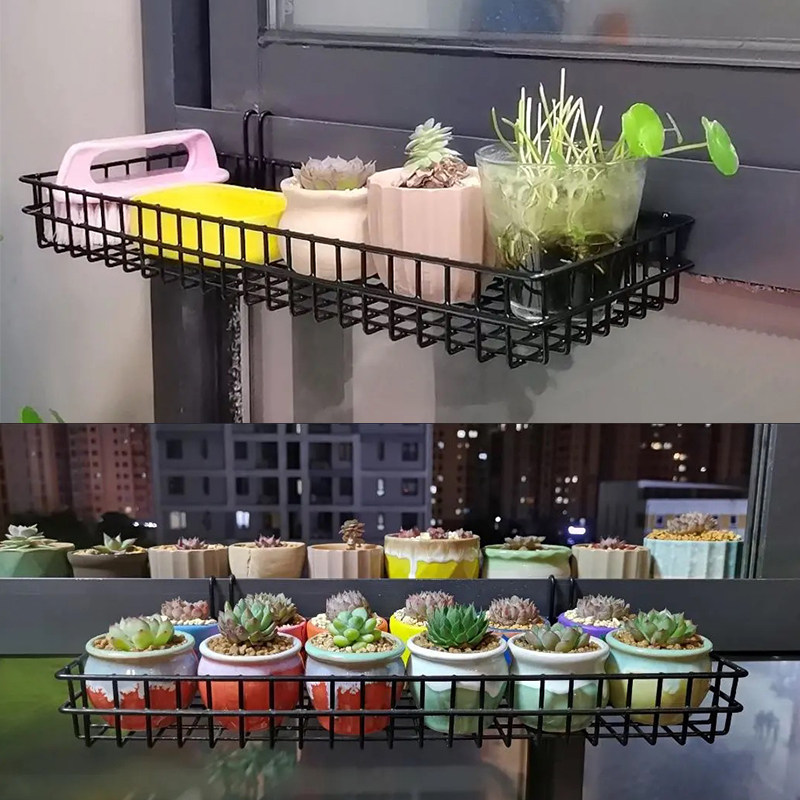 阳台挂篮悬挂式花盆栏杆 多肉挂篮挂窗台 免打孔铁艺吊篮挂式挂架,住宅家具,花架/花几,淘宝优惠券,粉丝福利购,淘宝优惠卷