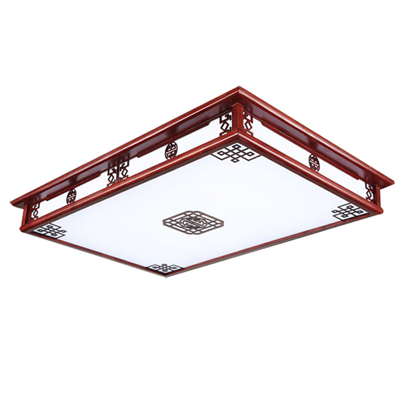 新中式实木客厅灯吸顶灯led长方形大厅灯仿古中国风灯具套餐灯饰,家装灯饰光源,客厅吸顶灯,淘宝优惠券,粉丝福利购,淘宝优惠卷