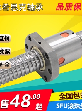 SFU精密滚珠丝杆螺母套装金属研磨定做1204 1605 2005 2505 3205