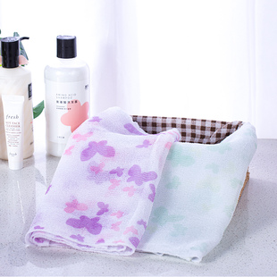 云蕾泡泡爽肤沐浴巾女成人搓澡巾长条搓背巾洗澡巾去角质粗中细纱