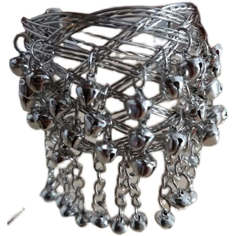 少数民族配饰/辅料/苗银/DIY/银手镯吊铃铛,特色手工艺,侗族,淘宝优惠券,粉丝福利购,淘宝优惠卷