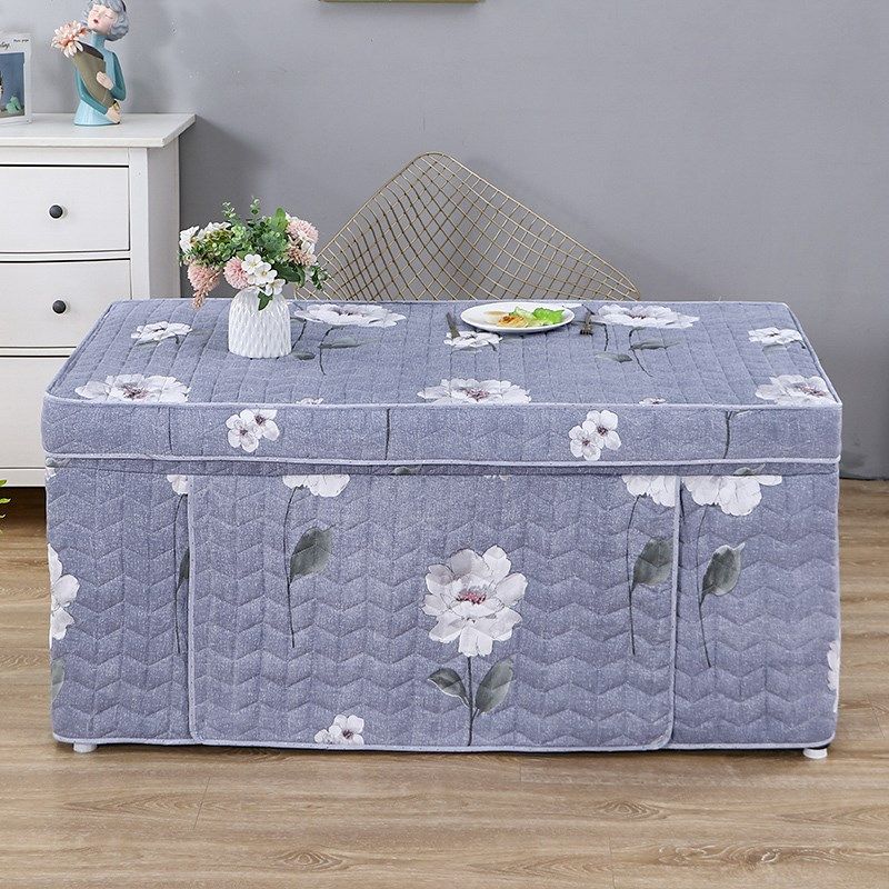 新款烤火桌子罩套加厚电炉罩长方形茶几电暖炉套取暖罩子棉套桌布,居家布艺,微波炉罩,淘宝优惠券,粉丝福利购,淘宝优惠卷