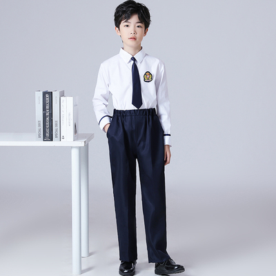 元旦儿童演出服中小学生大合唱诗朗诵歌咏班集体表演服英伦风校服