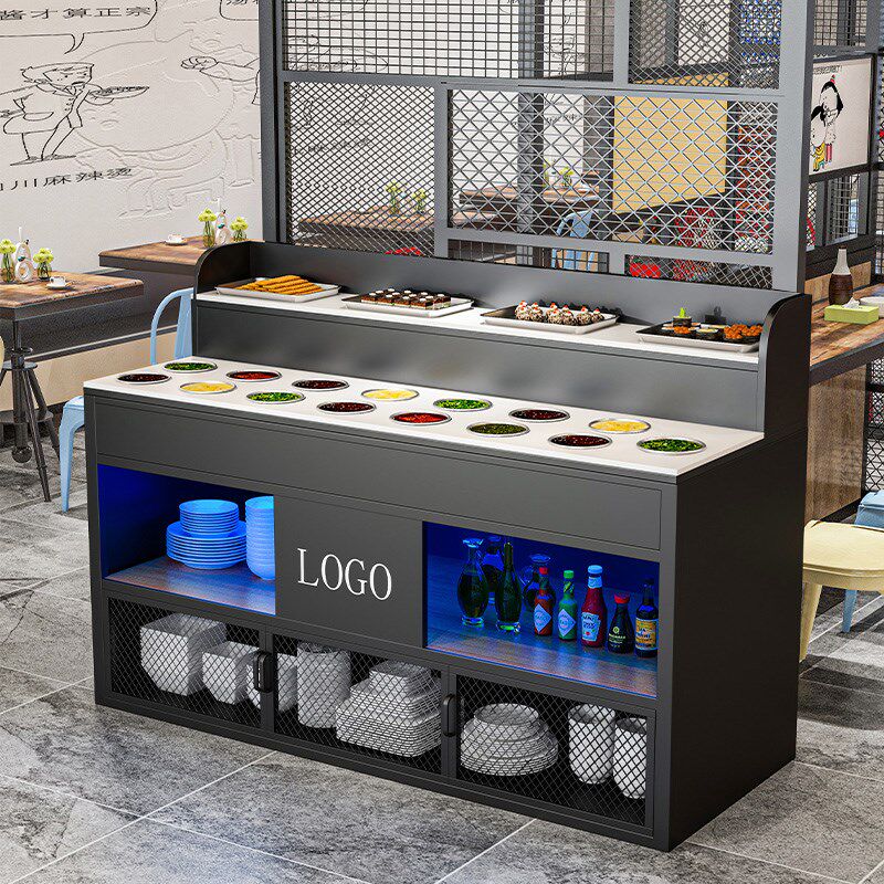 火锅店自助调料台餐厅饭店自助餐台水果台串串香商用小料台调料柜