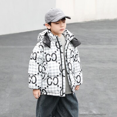 儿童装羽绒服男童24冬季新款女童羽绒服加厚连帽母女亲子装23167