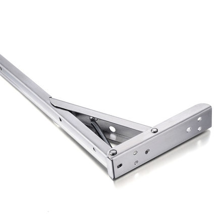 不锈钢可折叠支架三角支撑弹簧托架隔板托九比架折叠弹书架