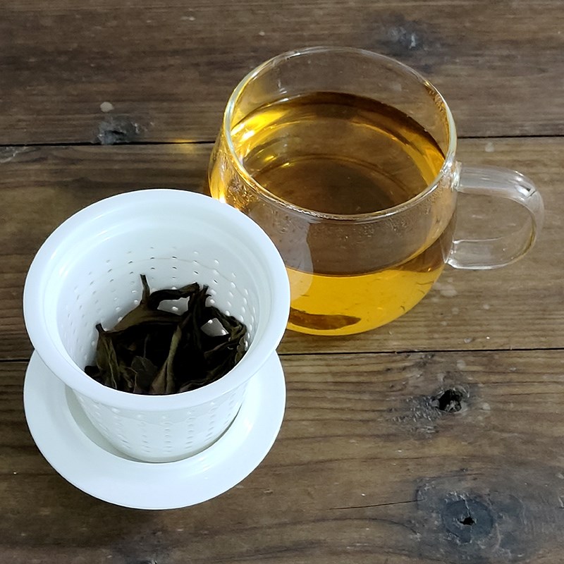 纯色陶瓷内胆过滤茶隔杯茶水分离耐热玻璃水杯带盖办公室男女杯子