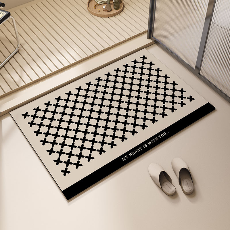 浴室地垫矽藻泥强吸水速干淋浴浴室小尺寸防滑防摔耐脏家用门垫,居家布艺,家用脚垫,淘宝优惠券,粉丝福利购,淘宝优惠卷