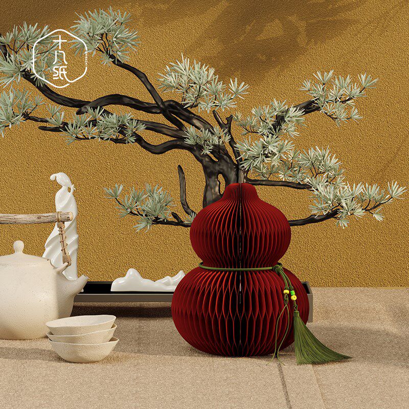 十八纸葫芦摆件汽车内装饰品挂件客厅香薰创意办公桌摆件家居玄关,家居饰品,装饰摆件,淘宝优惠券,粉丝福利购,淘宝优惠卷