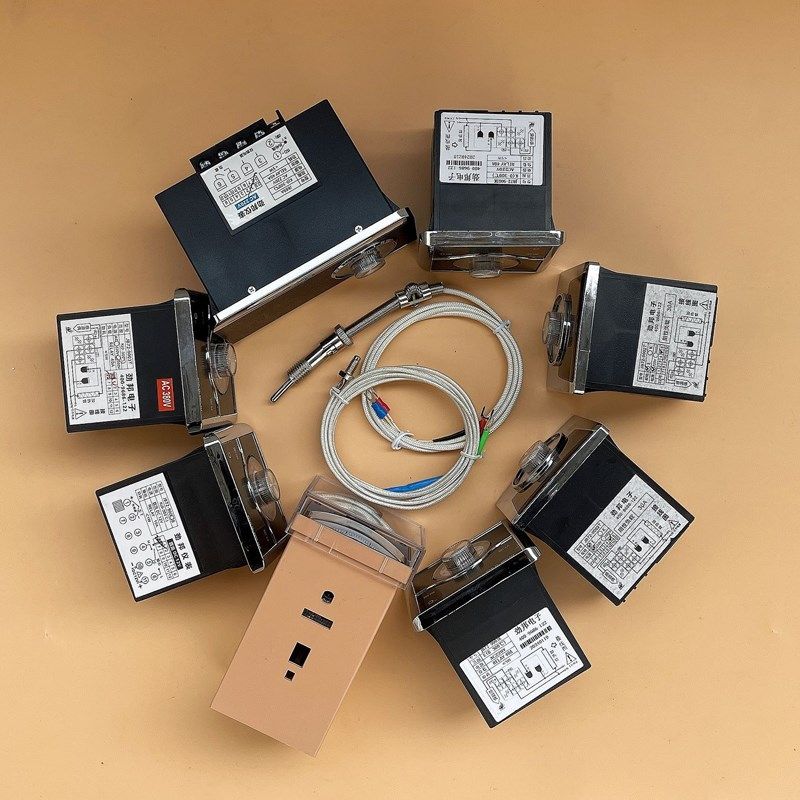 商用电饼铛烤饼炉电饼档机器温控器 控温器 温度表 仪表器12V220V