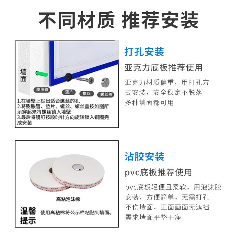 食品安全信息公示栏营业执照框架挂墙卫生许可证三合一相框健康证