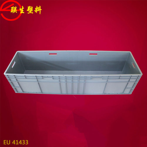 EU41433广东加长全新料塑料EU箱汽配欧标箱乌龟养殖水产箱